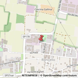 Mappa Via Lombardia, 5, 20877 Roncello, Monza e Brianza (Lombardia)