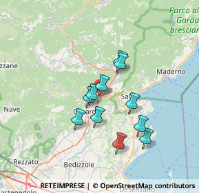 Mappa Via Calchera, 25089 Villanuova Sul Clisi BS, Italia (5.41727)