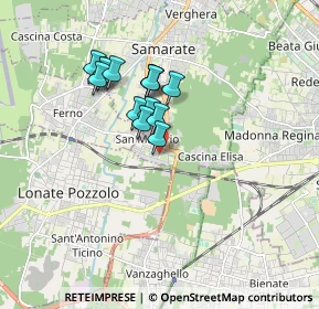 Mappa Via Melli Don Angelo, 21017 Samarate VA, Italia (1.34)