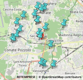 Mappa Via Melli Don Angelo, 21017 Samarate VA, Italia (2.0785)