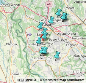Mappa Via Melli Don Angelo, 21017 Samarate VA, Italia (6.01231)