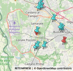 Mappa Via Melli Don Angelo, 21017 Samarate VA, Italia (4.22818)