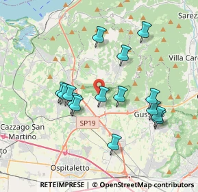 Mappa Via Pavoni, 25050 Rodengo-Saiano BS, Italia (3.46267)
