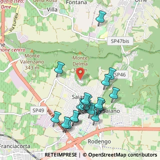 Mappa Via Pavoni, 25050 Rodengo-Saiano BS, Italia (1.0675)