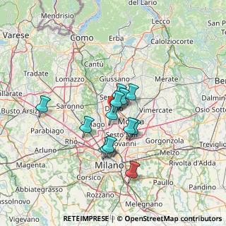 Mappa Via Caravaggio Ex, 20832 Desio MB, Italia (9.73417)
