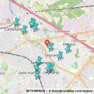 Mappa Via Caravaggio, 20025 Legnano MI, Italia (1.09692)