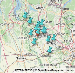 Mappa Via Monteberico, 21017 Samarate VA, Italia (8.61385)