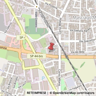 Mappa Via delle Roveri, 21, 20813 Bovisio-Masciago, Monza e Brianza (Lombardia)