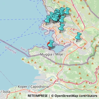 Mappa Molo Cristoforo Colombo, 34015 Muggia TS, Italia (4.62688)