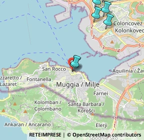 Mappa Largo Nazario Sauro, 34015 Muggia TS, Italia (3.73)