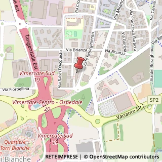 Mappa Via Risorgimento, 32, 20871 Vimercate, Monza e Brianza (Lombardia)