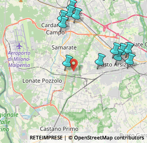 Mappa Via S. Celestino, 21017 Cascina Elisa VA, Italia (4.49083)