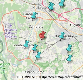 Mappa Via S. Celestino, 21017 Cascina Elisa VA, Italia (4.57333)