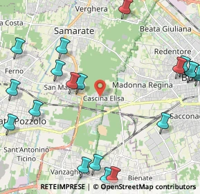 Mappa Via S. Celestino, 21017 Cascina Elisa VA, Italia (2.9905)