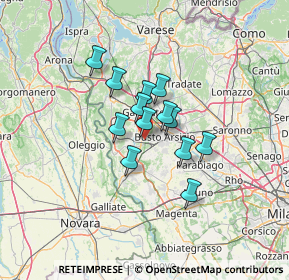 Mappa Via S. Celestino, 21017 Cascina Elisa VA, Italia (8.61077)