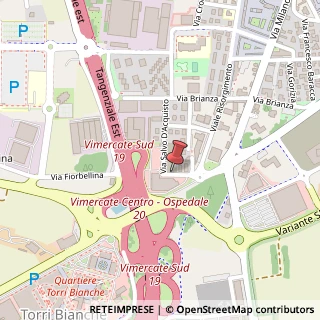 Mappa Via Enrico Toti, 6, 20871 Vimercate, Monza e Brianza (Lombardia)