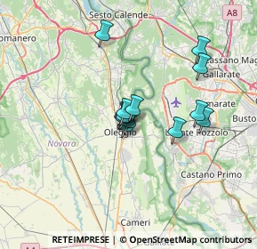 Mappa Via Contini, 28047 Oleggio NO, Italia (4.68615)