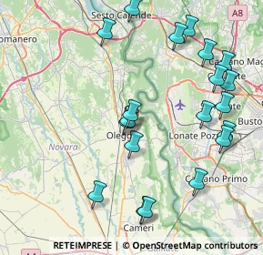 Mappa Via Contini, 28047 Oleggio NO, Italia (9.044)