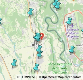 Mappa Via Contini, 28047 Oleggio NO, Italia (5.853)