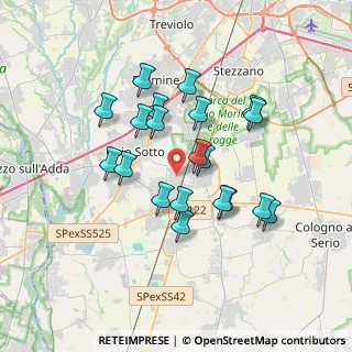 Mappa Via Principe Amedeo, 24049 Verdellino BG, Italia (3.0845)