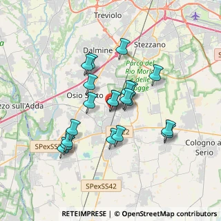 Mappa Via Principe Amedeo, 24049 Verdellino BG, Italia (2.911)