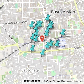 Mappa Via Arconate, 21052 Busto Arsizio VA, Italia (0.3295)