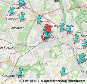 Mappa Via Arconate, 21052 Busto Arsizio VA, Italia (5.0695)