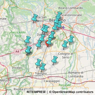 Mappa Via Regonesi Fratelli, 24049 Verdello BG, Italia (6.2665)