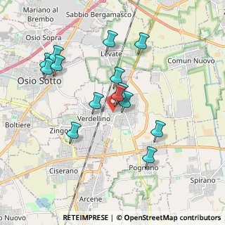 Mappa Via Regonesi Fratelli, 24049 Verdello BG, Italia (1.79)