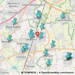 Mappa Via Regonesi Fratelli, 24049 Verdello BG, Italia (2.59611)
