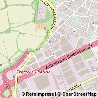Karte Trezzo sull'Adda