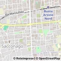 Mapa Busto Arsizio