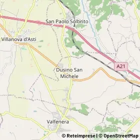 Mappa Dusino San Michele