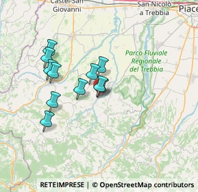 Mappa Via Villanova, 29010 Piozzano PC, Italia (5.83545)