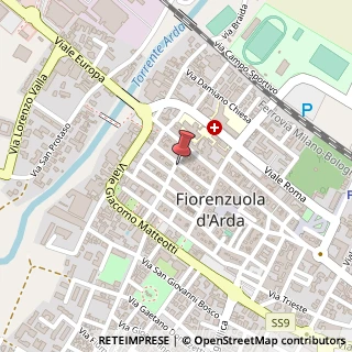 Mappa Via Giuseppe Mazzini, 33, 29017 Fiorenzuola d'Arda, Piacenza (Emilia Romagna)