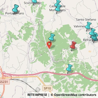 Mappa Via Calcini, 14030 Castagnole Monferrato AT, Italia (3.32833)