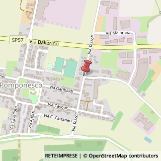 Mappa Via enrico tazzoli 64, 46030 Pomponesco, Mantova (Lombardia)