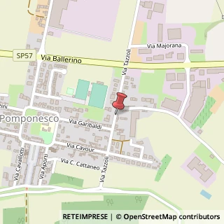 Mappa Via E. Tazzoli, 10, 46030 Pomponesco, Mantova (Lombardia)