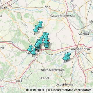 Mappa Scurzolengo, 14030 Castagnole Monferrato AT, Italia (9.42)