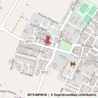 Mappa Via IV Novembre, 14, 43019 Soragna, Parma (Emilia Romagna)