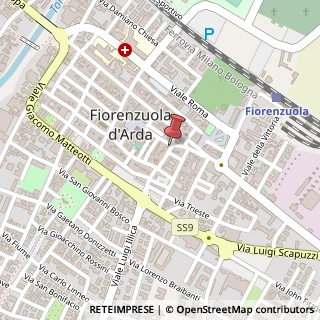 Mappa Via Antonio Gramsci, 16, 29017 Fiorenzuola d'Arda, Piacenza (Emilia Romagna)