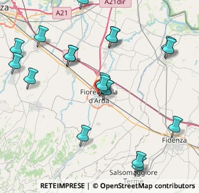 Mappa Via XX Settembre, 29017 Fiorenzuola d'Arda PC, Italia (9.38611)
