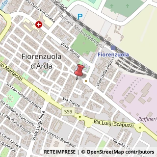 Mappa Via Fulvio Calestani, 19, 29017 Fiorenzuola d'Arda, Piacenza (Emilia Romagna)