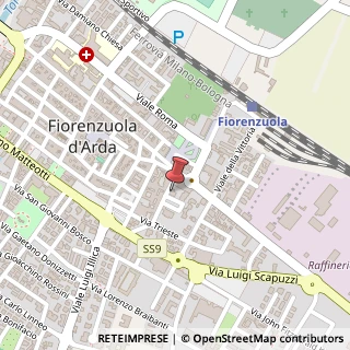 Mappa Via Fulvio Calestani, 29017 Fiorenzuola D'arda PC, Italia, 29017 Fiorenzuola d'Arda, Piacenza (Emilia Romagna)