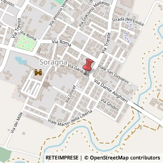 Mappa Via Garibaldi, 64, 43019 Soragna, Parma (Emilia Romagna)