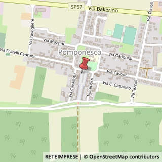 Mappa Piazza XXIII Aprile, 22, 46030 Pomponesco, Mantova (Lombardia)