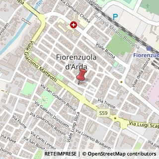 Mappa Via Genesio Bressani, 91, 29017 Fiorenzuola d'Arda, Piacenza (Emilia Romagna)