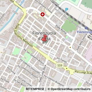 Mappa Via San Fiorenzo, 58, 29017 Fiorenzuola d'Arda, Piacenza (Emilia Romagna)