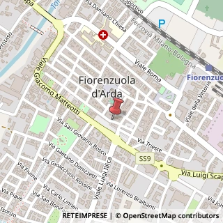 Mappa Via Genesio Bressani, 93, 29017 Fiorenzuola d'Arda, Piacenza (Emilia Romagna)