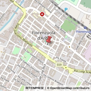 Mappa Via Severo Varini, 8, 29017 Fiorenzuola d'Arda, Piacenza (Emilia Romagna)
